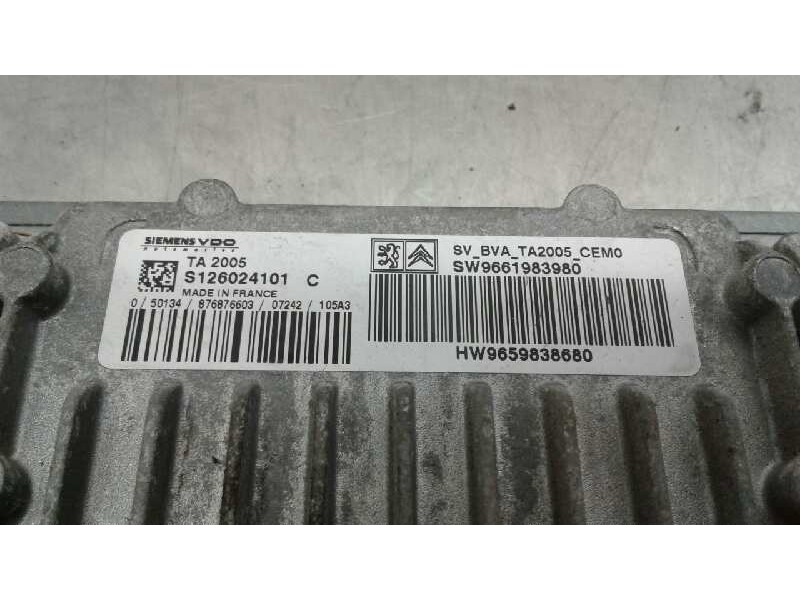 Recambio de centralita cambio automatico para citroen c4 berlina exclusive referencia OEM IAM S126024101C  