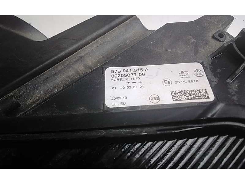 Recambio de faro izquierdo para skoda karoq (nu) referencia OEM IAM 57B941015A  