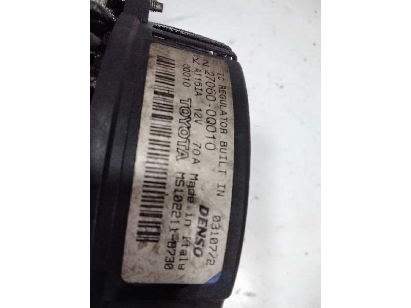 Recambio de alternador para toyota aygo (kgb/wnb) básico referencia OEM IAM 270600Q010  
