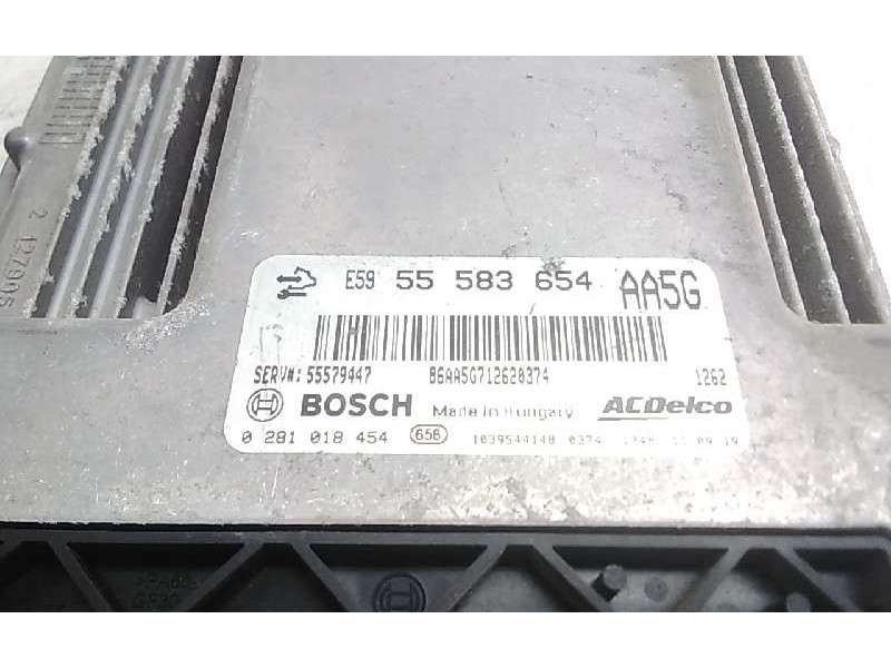 Recambio de centralita motor uce para opel astra j lim. excellence referencia OEM IAM E5955583654 0281018454 