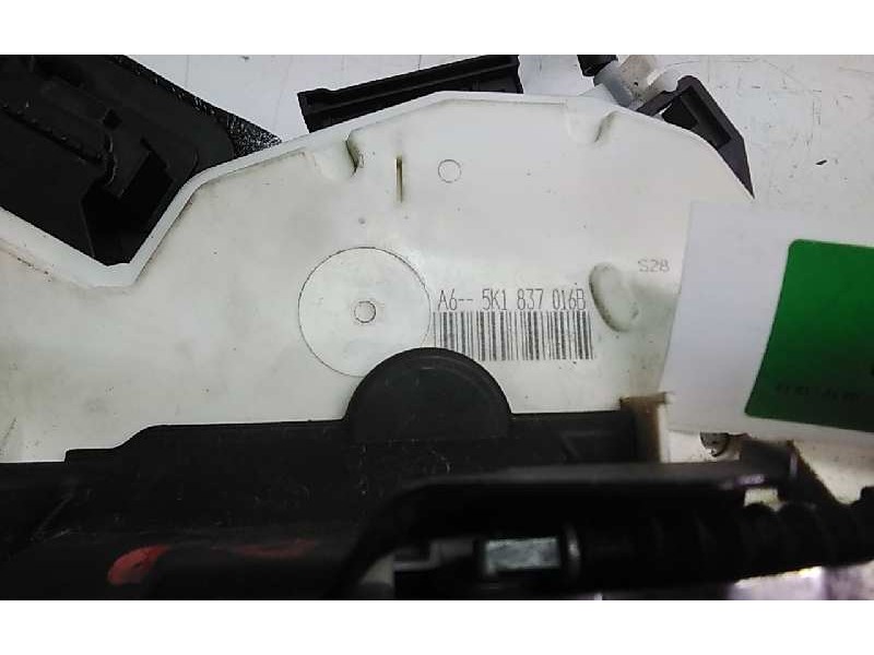 Recambio de cerradura puerta delantera derecha para volkswagen golf vi (5k1) rabbit bluemotion referencia OEM IAM 5K1837016B  
