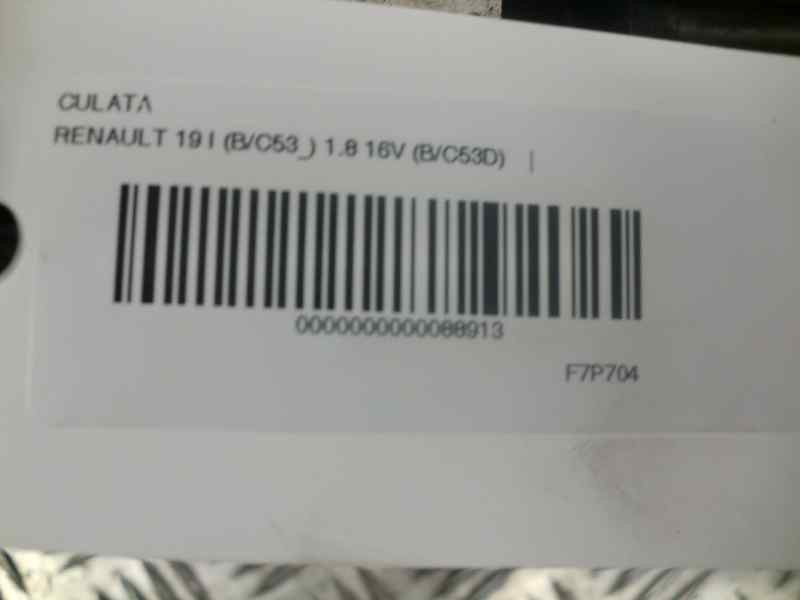 Recambio de culata para renault 19 hatchback (b/c53) 1.8 cat referencia OEM IAM FDP11  35285