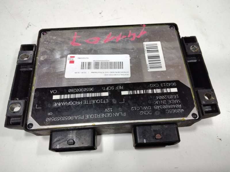 Recambio de centralita motor uce para citroen berlingo 1.9 d x plus familiar referencia OEM IAM 9650360280  