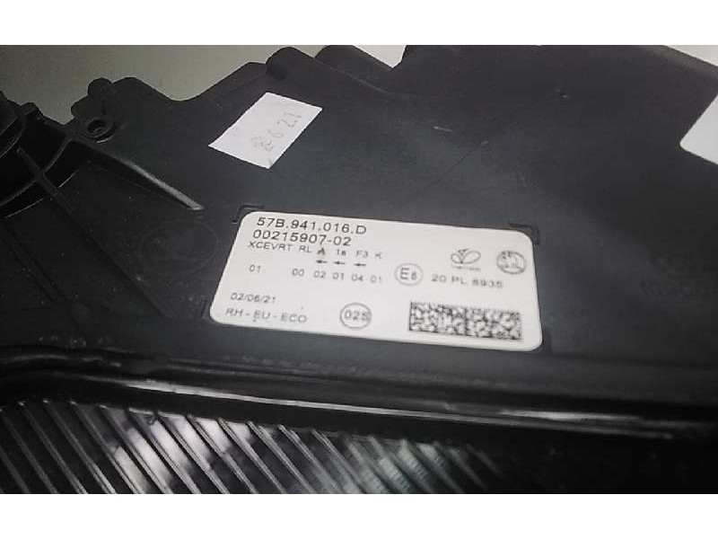 Recambio de faro xenon derecho para skoda kodiaq referencia OEM IAM 566941016  