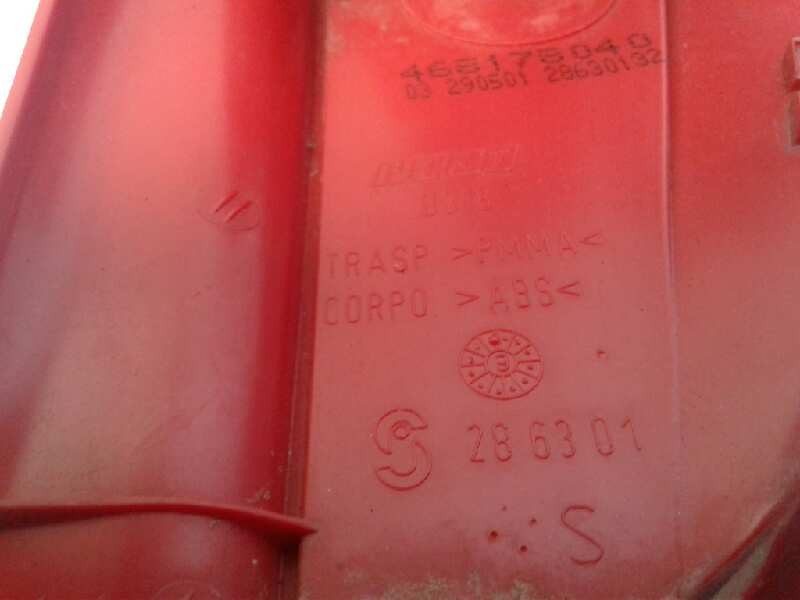 Recambio de piloto trasero izquierdo para fiat punto berlina (188) 1.2 8v feel referencia OEM IAM   