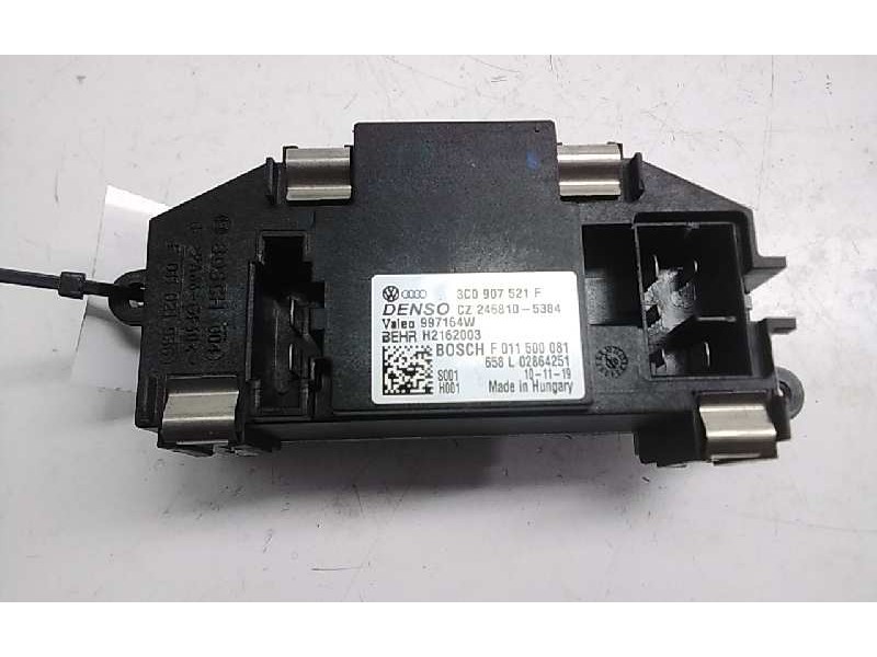 Recambio de resistencia calefaccion para volkswagen golf vi (5k1) rabbit bluemotion referencia OEM IAM 3C0907521F  