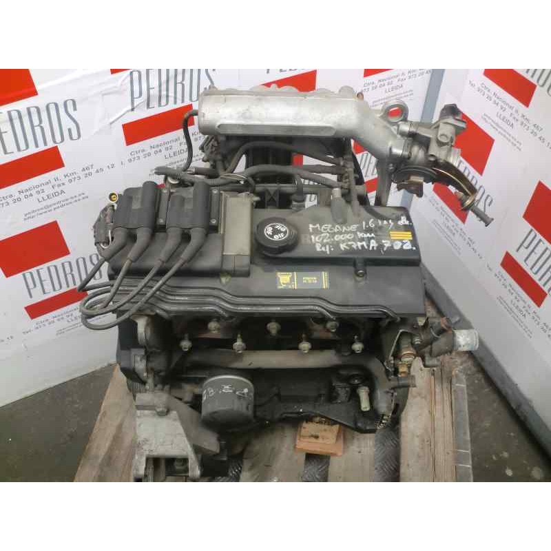 Recambio de motor completo para renault megane i berlina hatchback (ba0) 1.6 referencia OEM IAM K7M702  48217