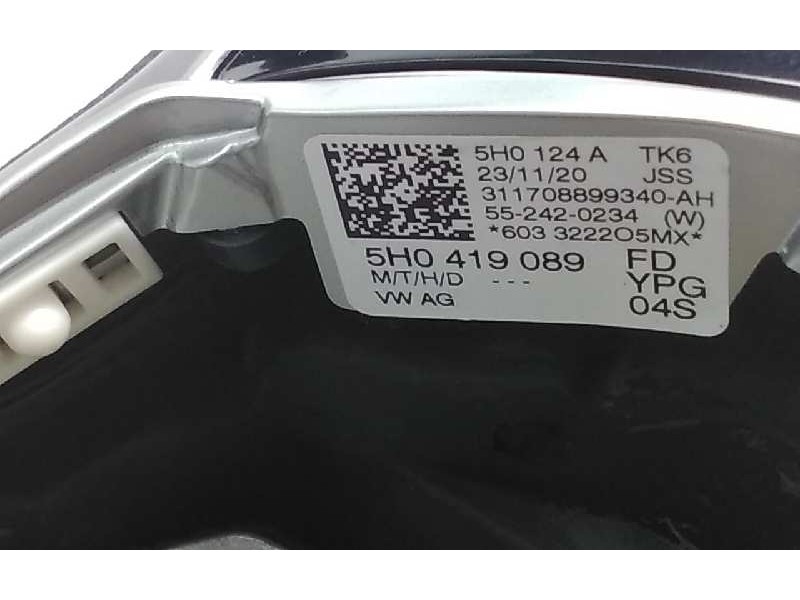 Recambio de volante para volkswagen golf viii lim. (cd1) referencia OEM IAM 5H0419089 TACTIL 