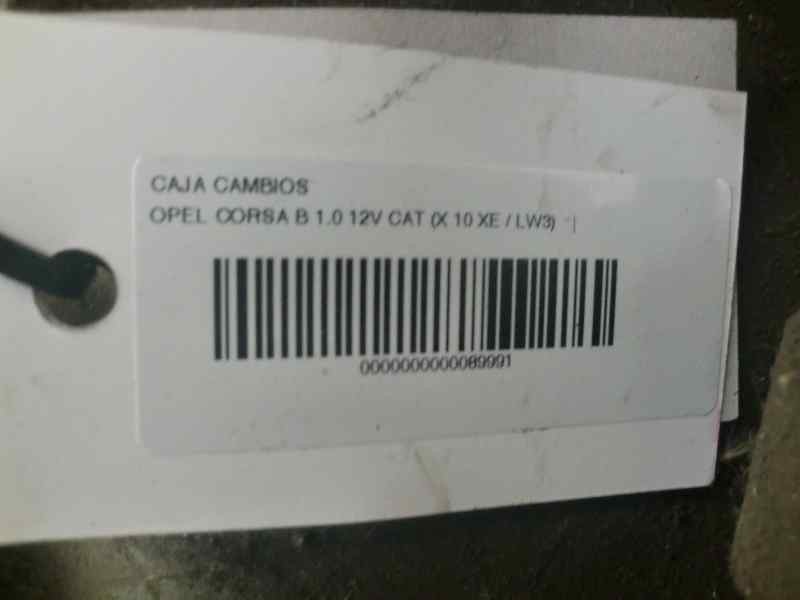 Recambio de caja cambios para opel corsa b 1.0 12v cat (x 10 xe / lw3) referencia OEM IAM F51  48314
