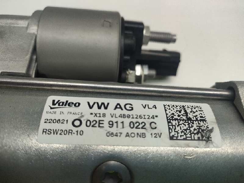 Recambio de motor arranque para audi q3 sportback (f3n) referencia OEM IAM 02E911022C  