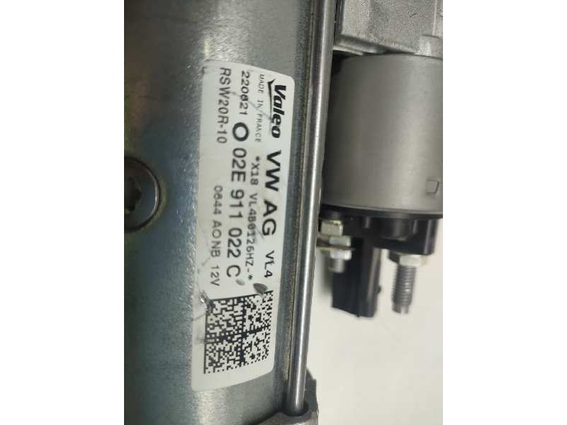 Recambio de motor arranque para volkswagen golf vii lim. (bq1) referencia OEM IAM 02E911022C  
