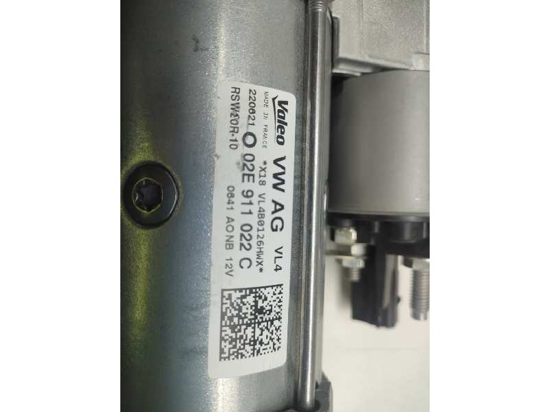 Recambio de motor arranque para volkswagen t-roc referencia OEM IAM 02E911022C  