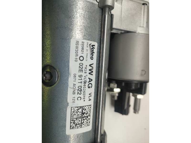 Recambio de motor arranque para skoda octavia combi (5e5) referencia OEM IAM 02E911022C  