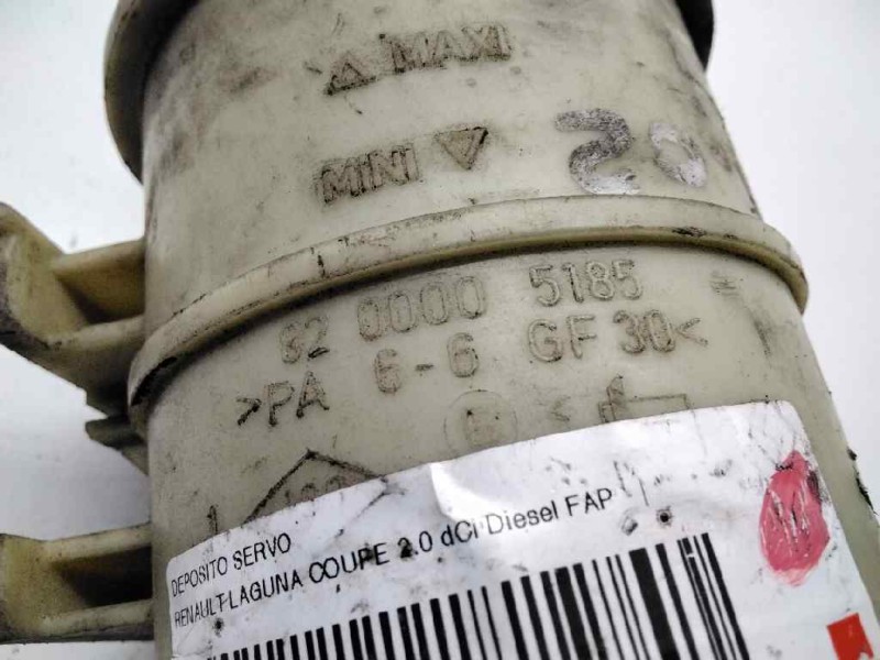 Recambio de deposito liquido direccion para renault laguna coupe 2.0 dci diesel fap referencia OEM IAM 8200005185  