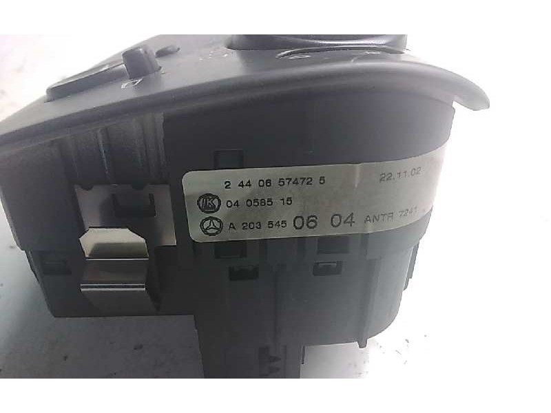 Recambio de mando luces para mercedes clase c (w203) familiar c 220 t cdi (203.206) referencia OEM IAM A2035450604  