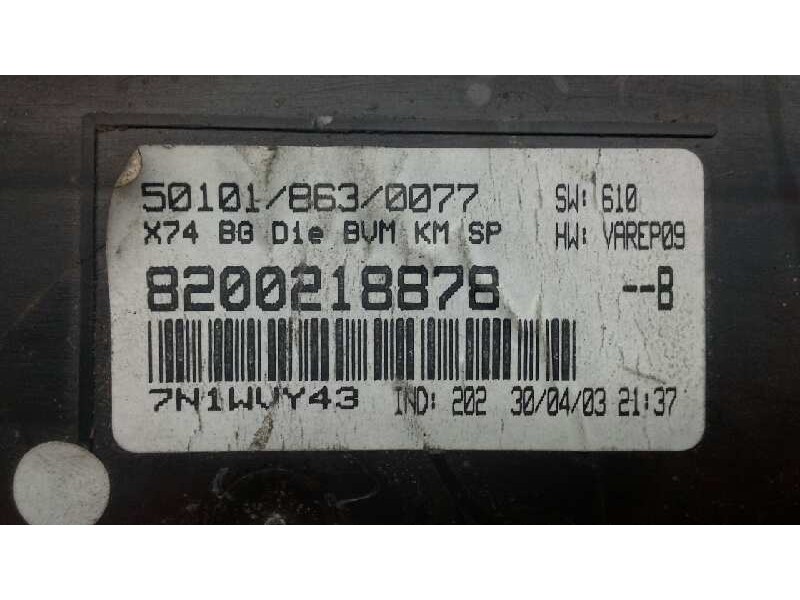 Recambio de cuadro instrumentos para renault laguna ii (bg0) 1.9 dci diesel referencia OEM IAM   