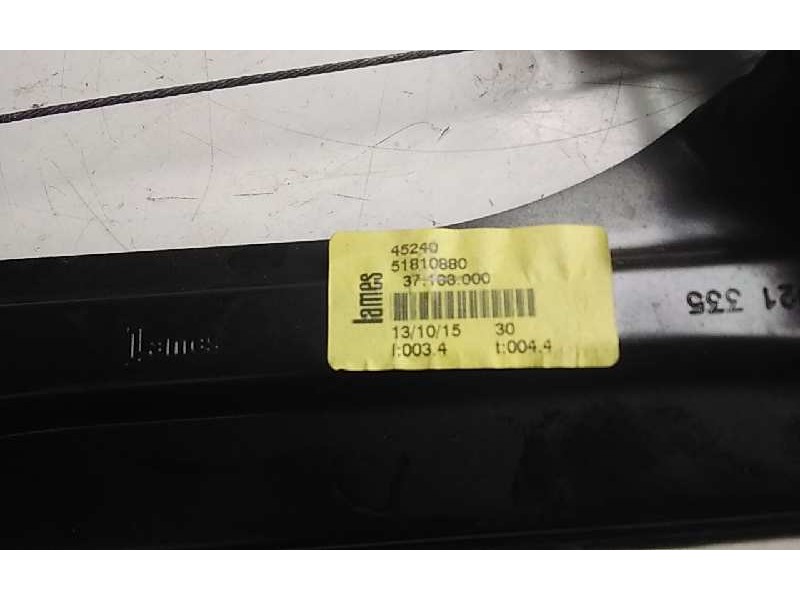 Recambio de elevalunas delantero izquierdo para fiat doblo ii cargo (263) furgón base referencia OEM IAM 51810880  