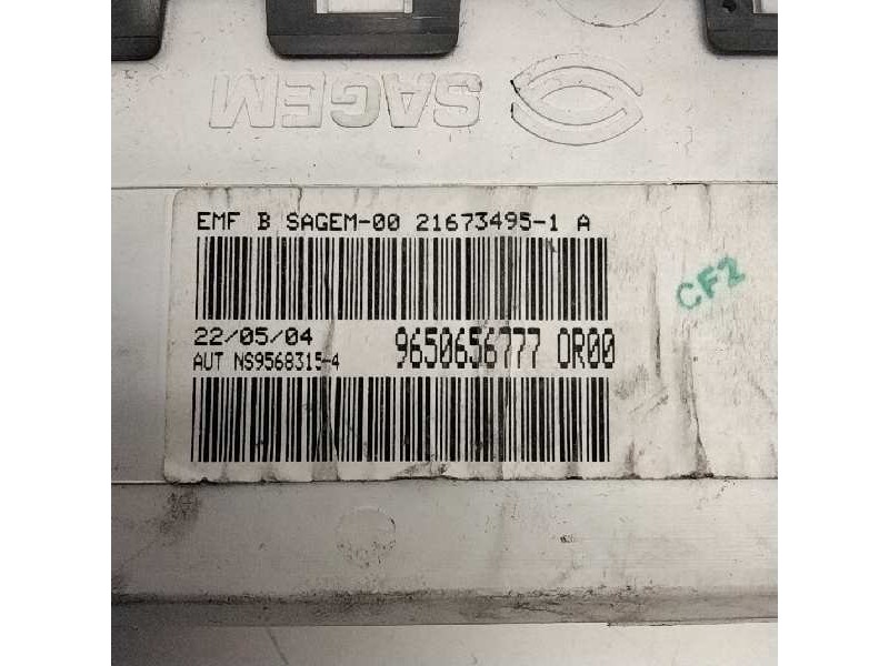 Recambio de pantalla multifuncion para citroen c3 referencia OEM IAM 9650656777  