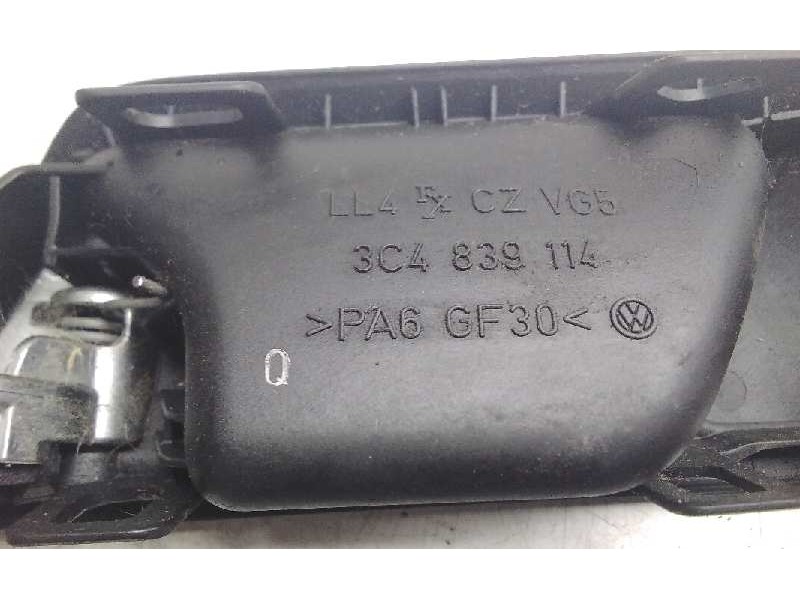 Recambio de maneta interior trasera derecha para volkswagen passat berlina (3c2) highline referencia OEM IAM 3C4839114  