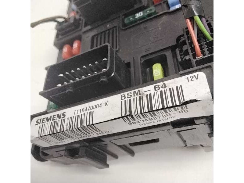Recambio de centralita bsm para citroen c3 1.4 hdi referencia OEM IAM 9643498780 BSMB4 