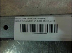 Recambio de elevalunas delantero derecho para nissan navara pick-up (d40m) 2.5 dci diesel cat referencia OEM IAM    2