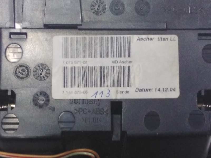 Recambio de cenicero para bmw serie 1 berlina (e81/e87) 118d referencia OEM IAM   