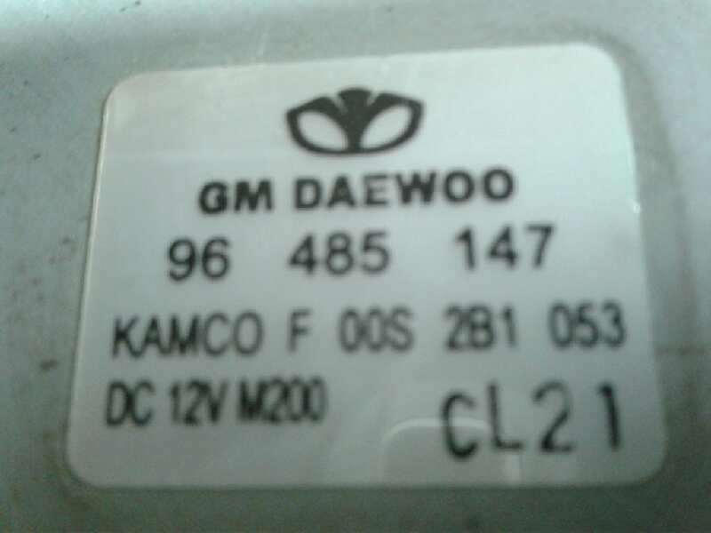 Recambio de motor limpia trasero para chevrolet matiz s referencia OEM IAM 96896477  