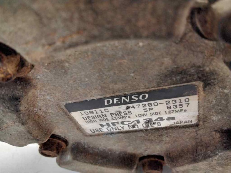 Recambio de compresor aire acondicionado para toyota hilux (kun) 2.5 turbodiesel referencia OEM IAM 4472802310  