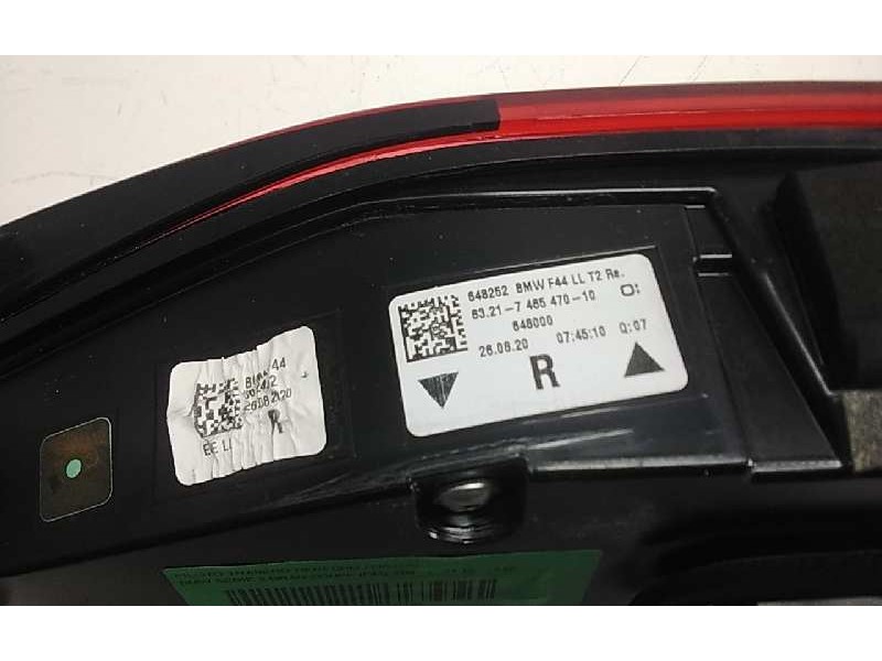 Recambio de piloto trasero derecho porton para bmw serie 2 gran coupe (f44) 218i referencia OEM IAM 746547010  