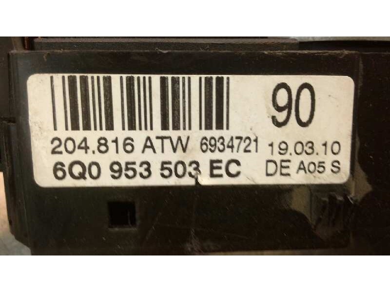 Recambio de mando intermitentes para volkswagen polo (6r1) advance referencia OEM IAM 6Q0953503EC  