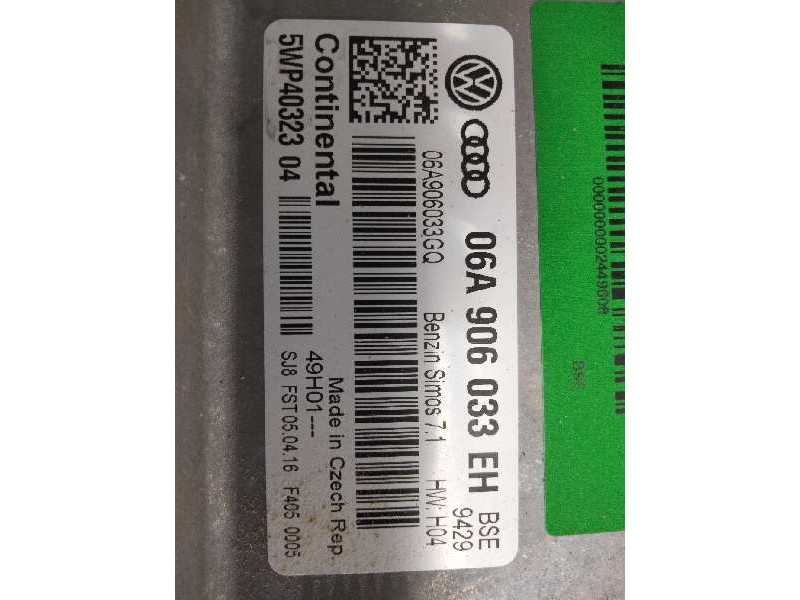 Recambio de centralita motor uce para audi a3 (8p) 1.6 ambiente referencia OEM IAM 06A906033EH 5WP4032304 