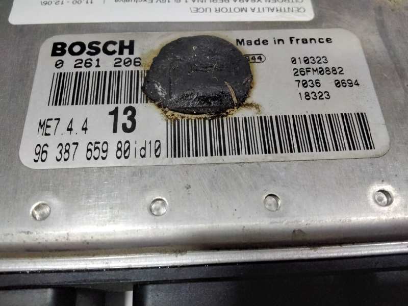 Recambio de centralita motor uce para citroen xsara berlina 1.6i 16v exclusive referencia OEM IAM 9638765980  