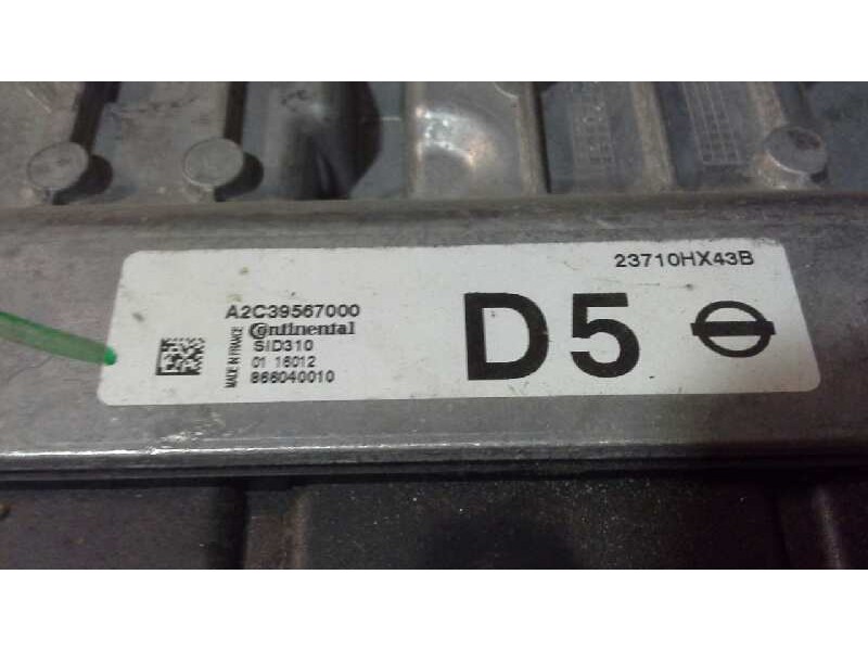 Recambio de centralita motor uce para nissan qashqai (j11) acenta referencia OEM IAM A2C39567000 23710HX43B 