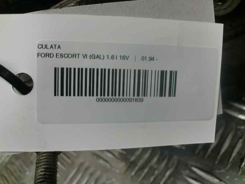 Recambio de culata para ford escort berlina/turnier 1.6 16v cat referencia OEM IAM 950M  49942