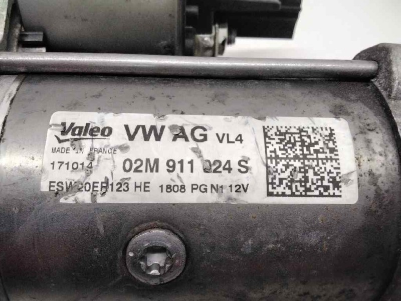 Recambio de motor arranque para audi a3 (8v) 2.0 16v tdi referencia OEM IAM 02M911024S ESW20ER123HE 