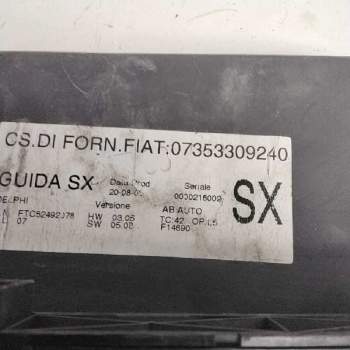 Recambio de mando climatizador para alfa romeo 147 (190) 1.9 jtd cat referencia OEM IAM 07353309240  