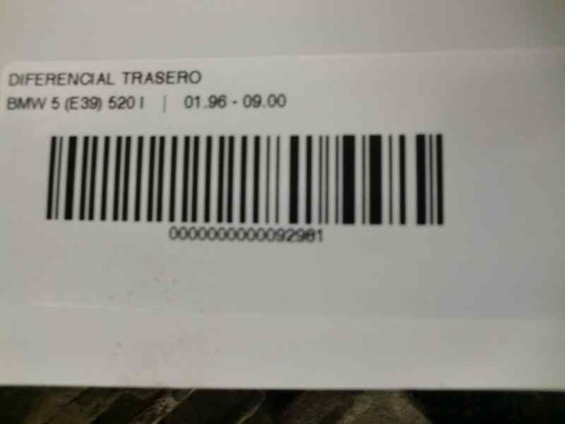 Recambio de diferencial trasero para bmw serie 5 berlina (e39) 2.0 24v referencia OEM IAM 3460152 3.46 51052