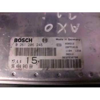 Recambio de centralita motor uce para citroën saxo 1.1 referencia OEM IAM 0261206246 9648484380 26FM1018