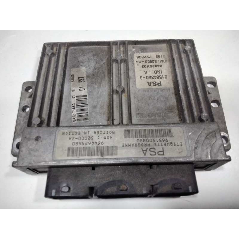 Recambio de centralita motor uce para peugeot 206 berlina x-line referencia OEM IAM 9651500880  