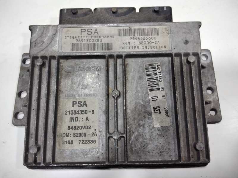 Recambio de centralita motor uce para peugeot 206 berlina x-line referencia OEM IAM 9651500880  