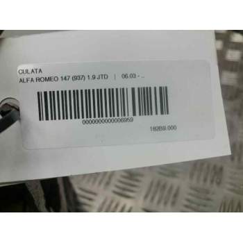 Recambio de culata para alfa romeo 147 (190) 1.9 jtd cat referencia OEM IAM 0A59C1804  105220