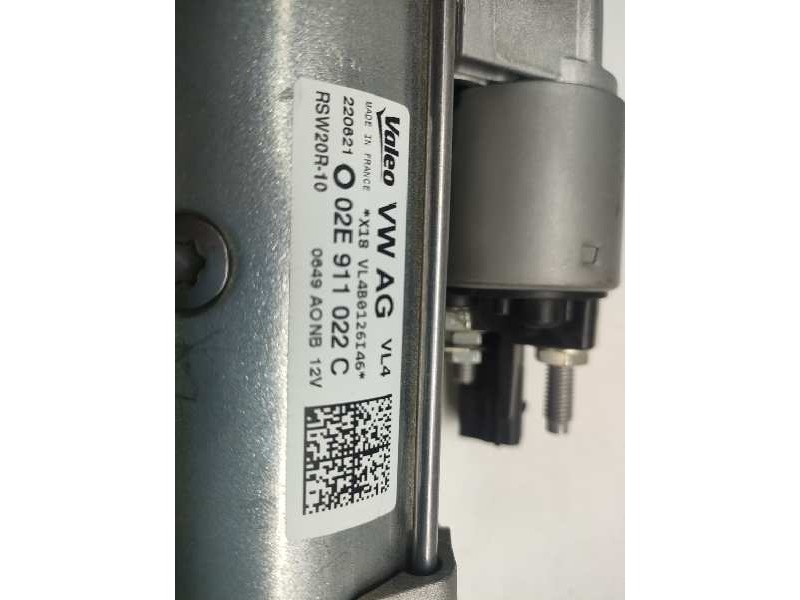 Recambio de motor arranque para volkswagen t-roc referencia OEM IAM 02E911022C  