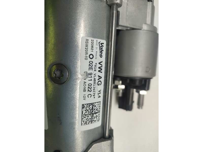 Recambio de motor arranque para volkswagen t-roc referencia OEM IAM 02E911022C  