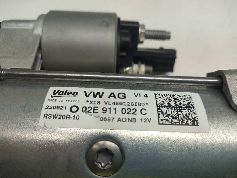 Recambio de motor arranque para volkswagen t-roc referencia OEM IAM 02E911022C  