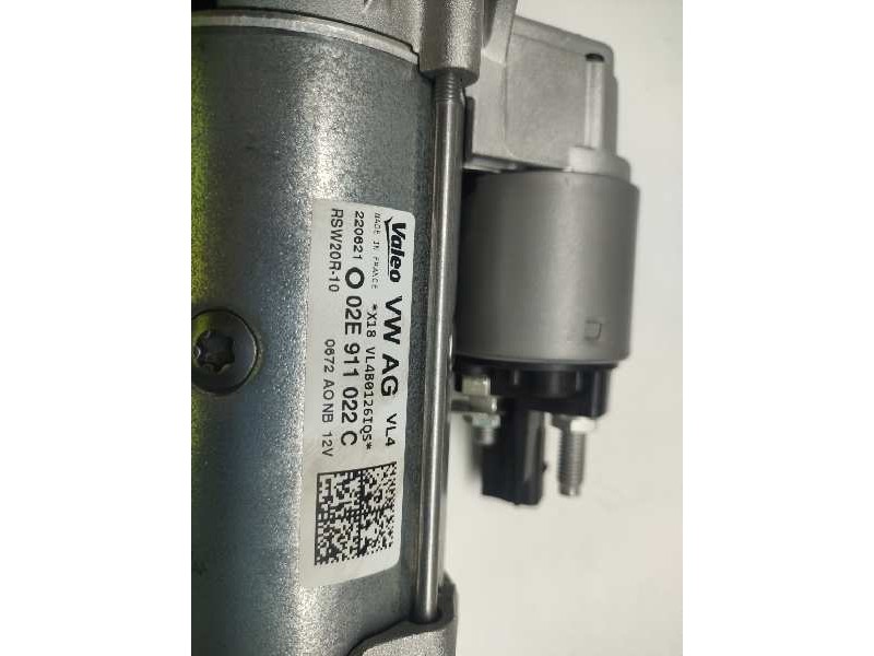 Recambio de motor arranque para volkswagen t-roc referencia OEM IAM 02E911022C  