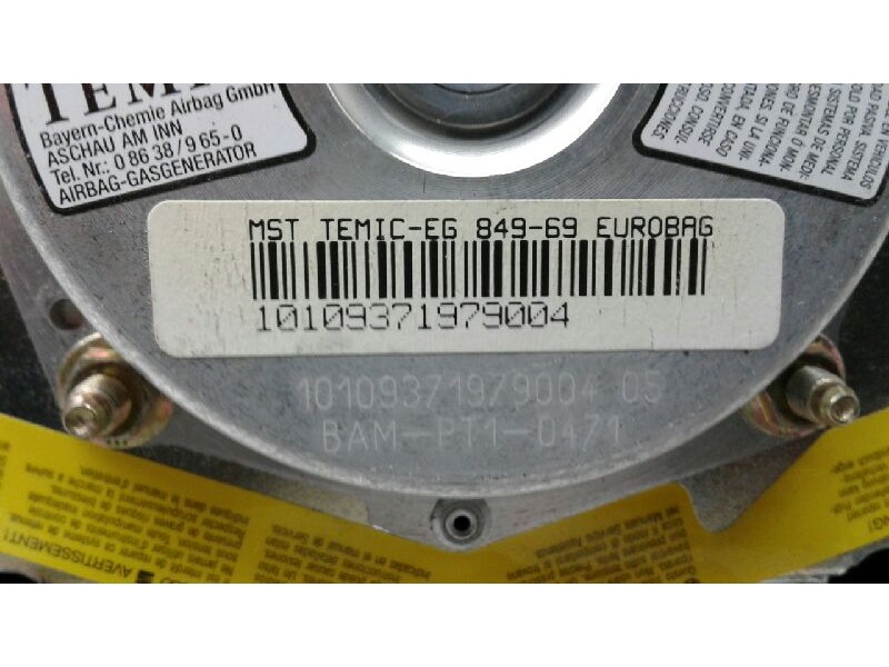 Recambio de airbag delantero izquierdo para seat arosa (6h1) stylo referencia OEM IAM 10109371979004  