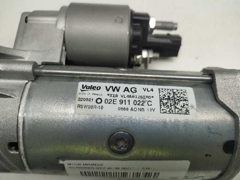 Recambio de motor arranque para volkswagen golf vii lim. (bq1) referencia OEM IAM 02E911022C  