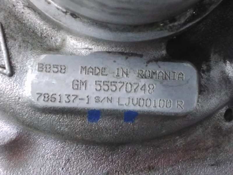 Recambio de turbocompresor para opel insignia berlina cosmo referencia OEM IAM   
