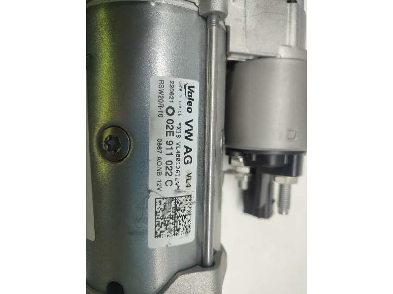 Recambio de motor arranque para volkswagen golf vii lim. (bq1) referencia OEM IAM 02E911022C  