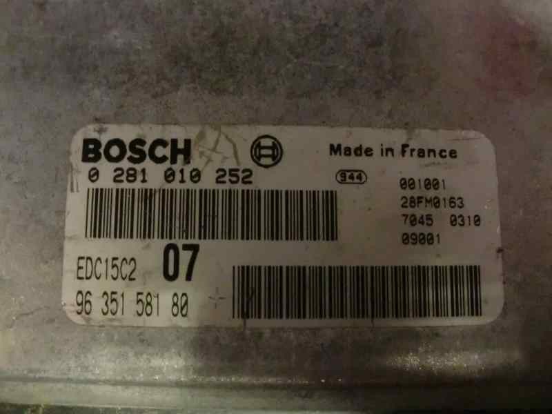Recambio de centralita motor uce para citroen xantia berlina 2.0 hdi referencia OEM IAM 102830031 252 52413
